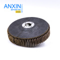 Vertical Flap Disc with Fiberglass Backing Pad for Flexible Grinding